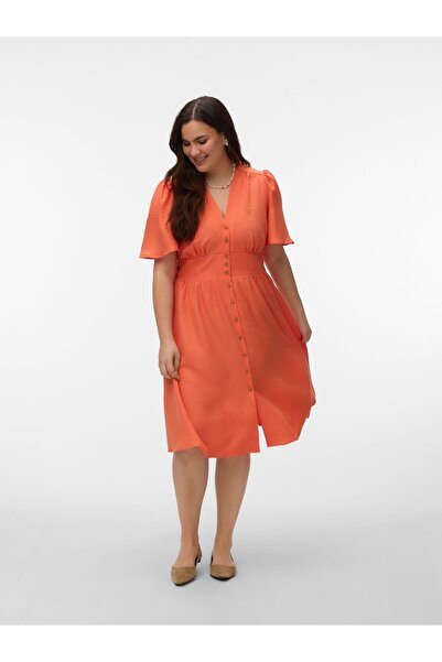 Veromoda Curve Kleid VMCMELANEY Kurzes Kleid