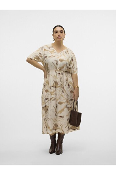 Veromoda Curve Kleid VMCCILLE Langes Kleid