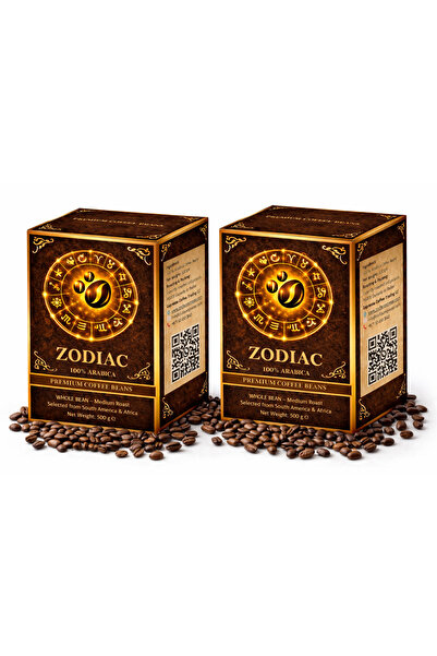 Zodiac Coffee Beans . 1 KG 100% Arabica Whole Bean Medium Roast Espresso 2 x ...