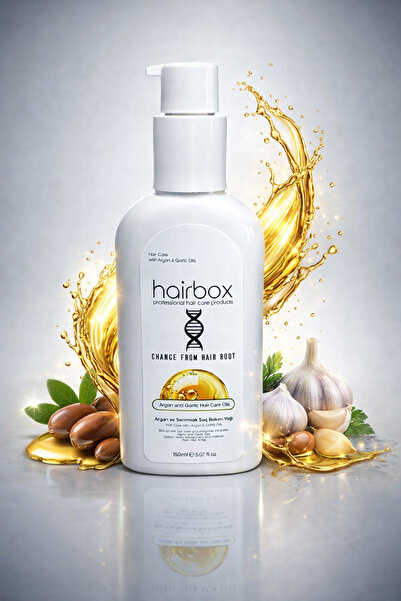 HAİRBOX Argan ve Sarımsak özlü Saç Bakım Yağı , Saç Uzatıcı , Dökülme Karşıtı...