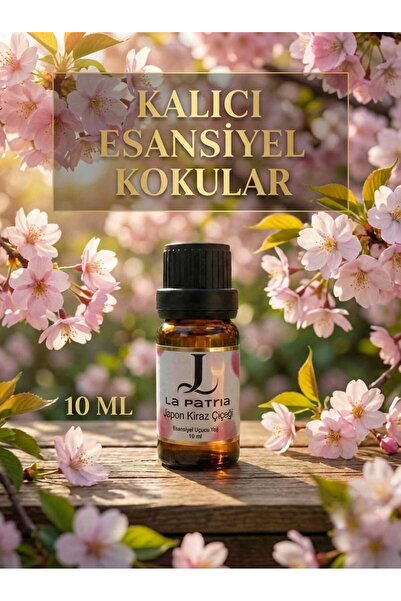 LaPatria Çamaşır Yün Kurutma Topu Kokusu - Japon Kiraz Çiçeği - 10 ml - 1 Adet - Esansiyel Uçuçu Yağ
