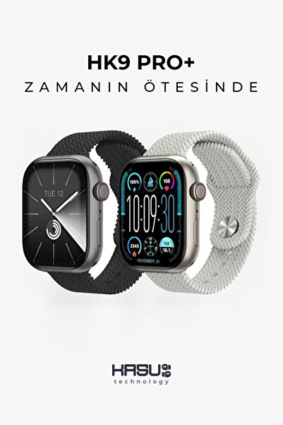 KASU HK9 Pro+ Akıllı Saat AMOLED Ekran Bluetooth Arama iOS Android Uyumlu