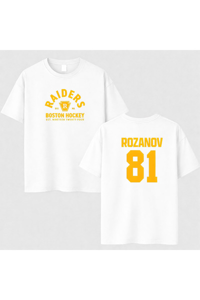 AYDESİGN Heated Rivalry İlya Rozanov 81 Design Written Double-Sided Printed U...