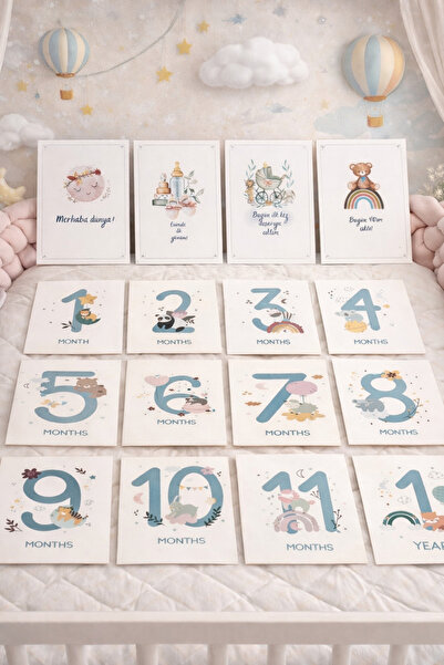 Mapel Bebek Anı Kartı Hamile Anı Kartları Anı Kartı Modelleri Bebek Aylık Kon...