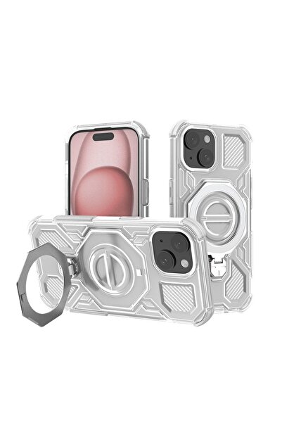 SKYDDAR INNOVATION Carcasă pentru iPhone 15, rezistentă la șocuri, Carbon Shi...