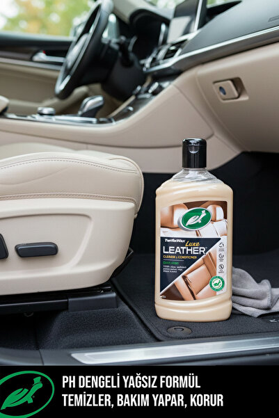 Turtle Wax Deri Temizleyici Ve Besleyici Bakım Kremi 500 ml Mikrofiber Bez Cila Sünger
