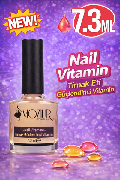 MOZIUR Tırnak Güçlendirici Vitamin | Nail Vitamine