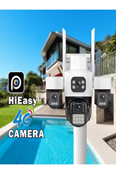 jtech Inox X14 3mp+3mp+3mp+3mp 12MP Aov e-Sim 4g 2xSolar Panelli 4 Kameralı 1 Ptz Akıllı Kamera