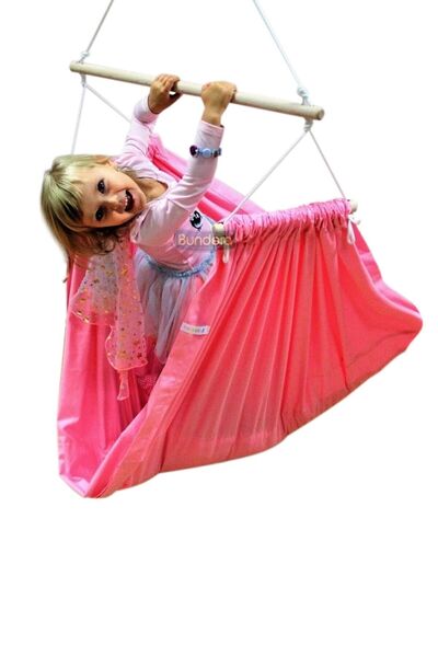 Bundeba Angel Pembe Çocuk Salıncağı Bebek Hamak Beşik Salıncak Yatak Ev Salon...