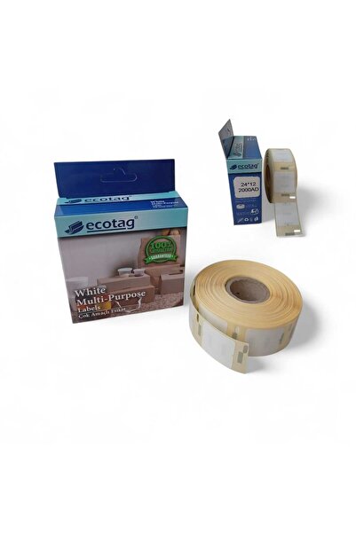 ECOTAG Dymo Muadili 11353 24x12 Mm Çok Amaçlı ECOTAGEtiket 2000 Adet Lw-450