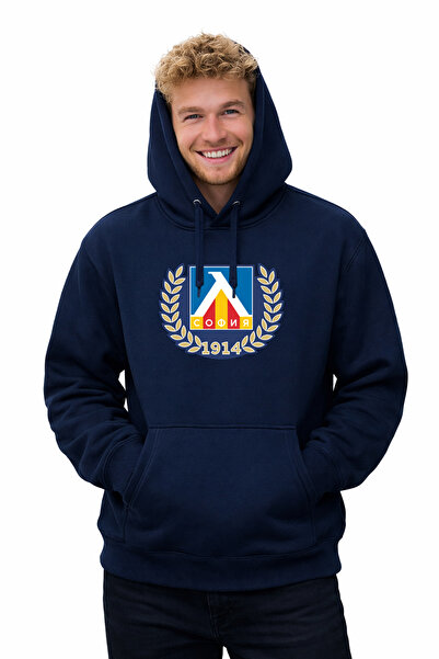 Efendioğlu Design Світшот з великим принтом «Левскі Софія» з бавовняної ткани...