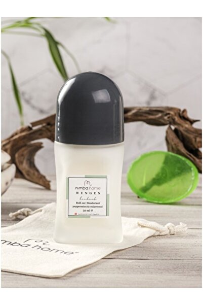 Nimba Home Doğal Roll-on Nane & Sedir Ağacı - Vegan Roll-on Deodorant 50 Cc (...
