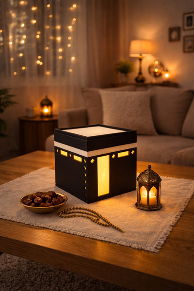 3d soft light Kabe Maket Tealight Işıklı Dekor – Dini Ev Süsü - LED Mum Dahil...