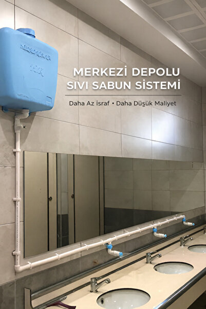 hilal kimya Σύστημα διανομής υγρού σαπουνιού 20 Lt με 2 βρύσες και κουμπί, με...