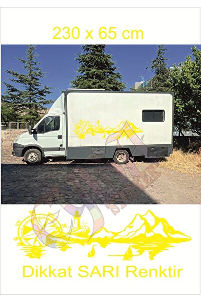 EYBA STİCKER ملصق بوصلة المنارة 230x65 سم 1 قطعة