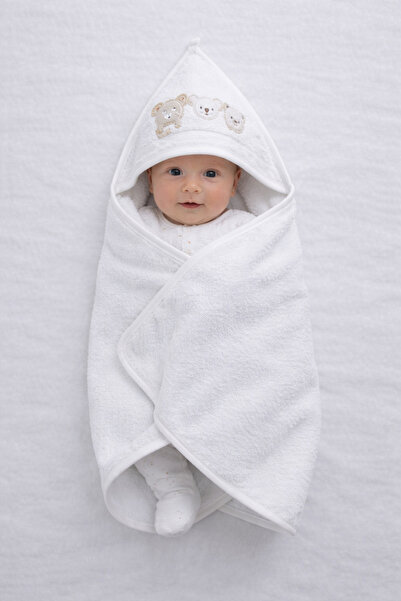 My Baby Kumsal Buude Kids 100% Organic Cotton Swaddle Towel 75X75 cm 7951