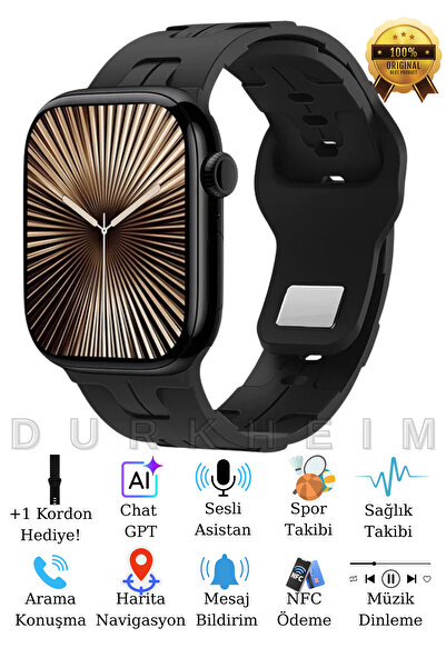 DURKHEİM Watch11 Mini Plus 41mm Kadın Akıllı Saat | Arama ve Mesaj | Sağlık T...