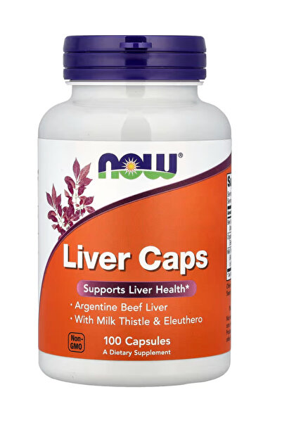 Now Foods Liver Caps with Milk Thistle and Eleuthero, Supports Liver Health, ...