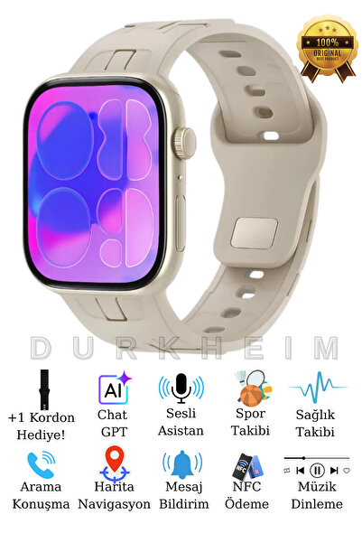DURKHEİM Watch11 Mini Plus 41mm Kadın Akıllı Saat | Arama ve Mesaj | Sağlık T...