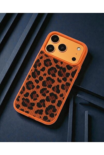 KILIF HOUSE Iphone Uyumlu Leopar Desenli Örgü Dokulu Kılıf