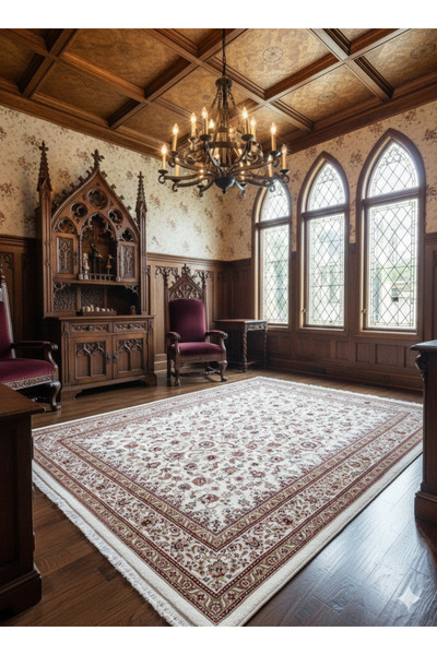 HALI SARAY CONCEPT HANEDAN SIK DOKUMA İPEK AKRİLİK PARILTILI TÜY VERMEYEN YÜK...