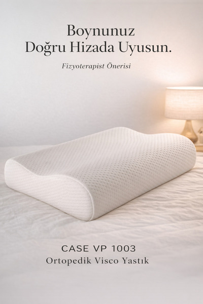 Case Ortopedik Boyun Destekli Visco Yastık