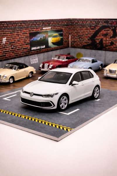 MODEL HEDİYELİK Volkswagen Golf 8 Diecast Metal Araba