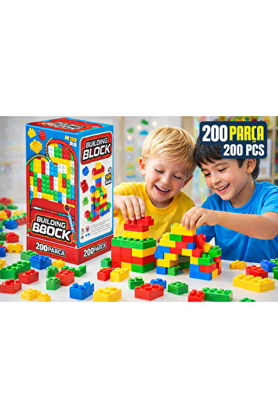 Genel Markalar 200 Parça Yapı Blok Seti Yapı Oyuncakları