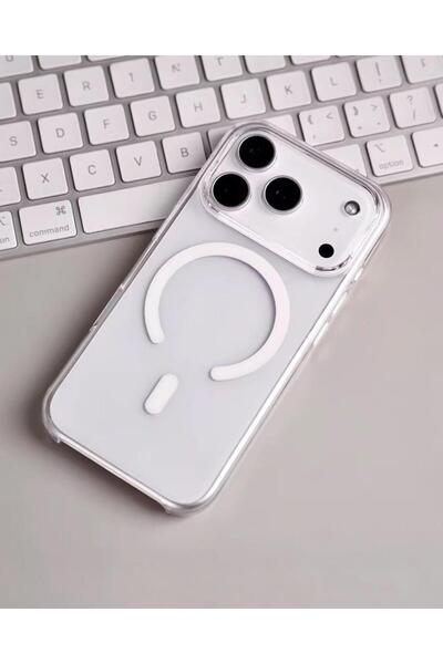 KILIF HOUSE Iphone 17 Pro Uyumlu Animasyonlu Altı Açık Şeffaf Sararmaz Magsaf...