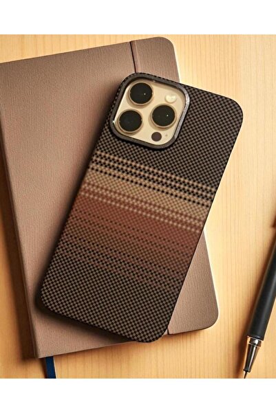 KILIF HOUSE حافظة رقيقة من ألياف الكربون متوافقة مع آيفون 17 برو ماكس مع عدسة...