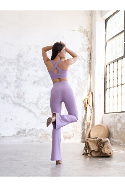 lismina Ispanyol Paça Tayt Lila Renk 1251