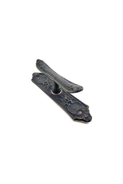 Skygo مقبض نافذة نحاسي مزخرف على الطراز العتيق - 165x38 ملم، أكسيد