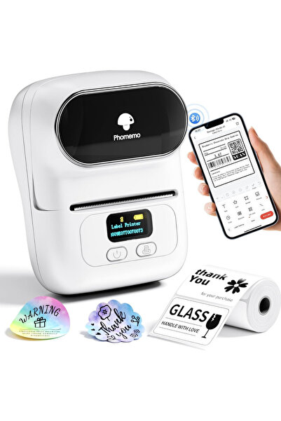 Vittalist Imprimantă termică portabilă pentru etichete, aplicație pentru tele...