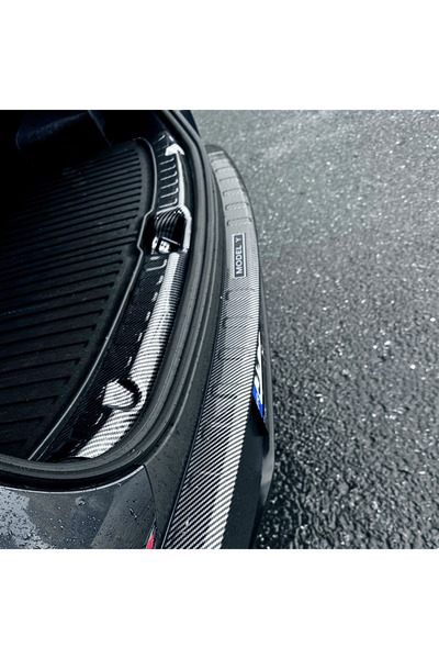 Red Lion parts TESLA MODEL Y JUNİPER ABS Karbon Fiber Arka Bagaj Eşiği+Arka t...