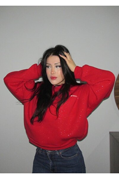 STESSY SİMLİ OWERSİZE SWEAT