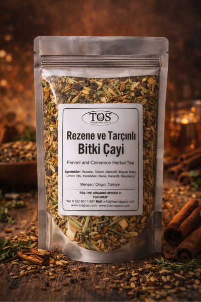 TOS The Organic Spices شاي الأعشاب بالشمر والقرفة 40 جرام (1.) شاي أعشاب عالي...