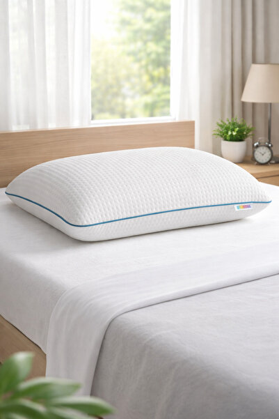 MUK's %100 Visco Ortopedik Boyun Yastığı – Boyun Destekli, Seyahat Çantalı