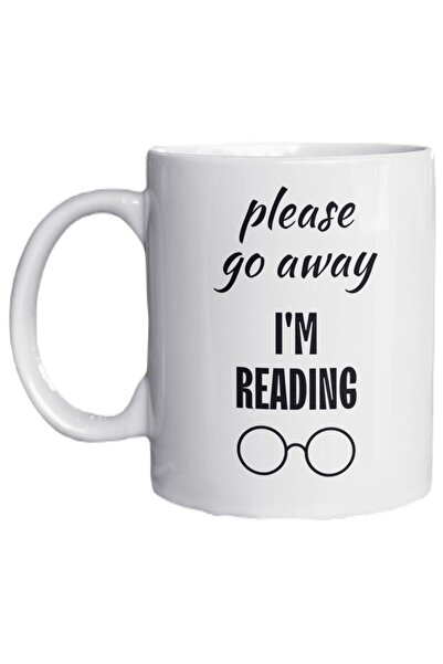 Eylül Design كوب مطبوع بتصميم خاص ومرح من فضلك اذهب بعيدًا أنا أقرأ كتابًا مك...