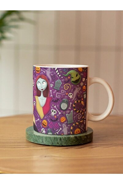 Eylül Design كوب مج مطبوع على الوجهين بتصميم خاص من Corpse Bride - هدية كوب ش...