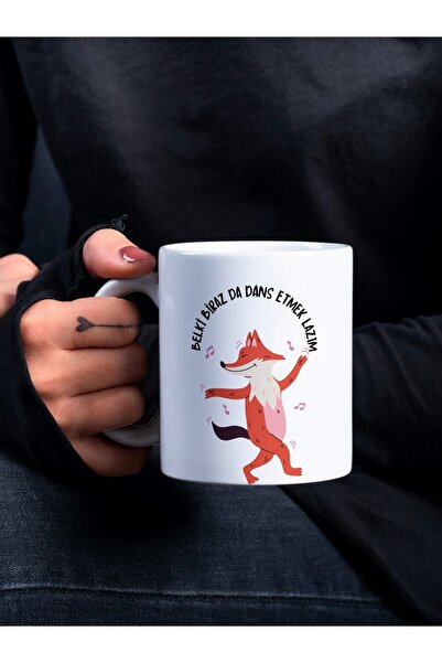 Eylül Design كوب كوب مطبوع بتصميم خاص من سلسلة We Need to Dance - كوب قهوة هد...