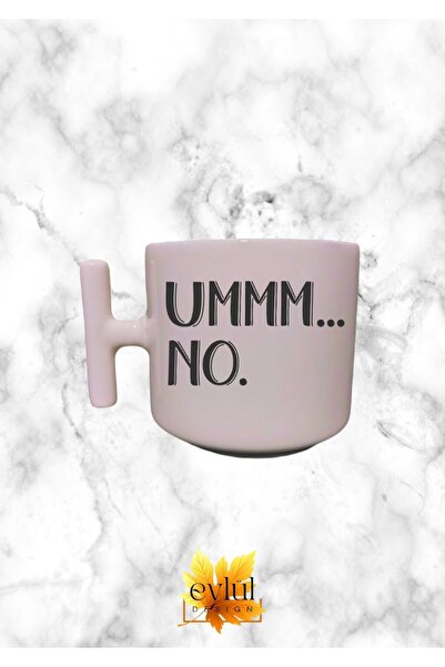 Eylül Design مقبض على شكل حرف T بلون كريمي ممتع UMM.. لا يوجد تصميم خاص مكتوب...