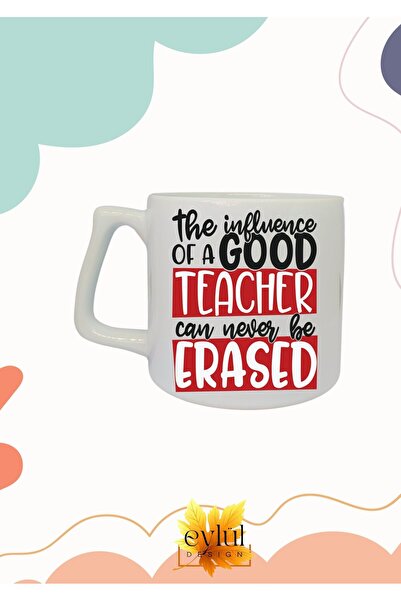Eylül Design Teacher Themed Special Design Printed Luxury Ceramic Mug Cup Tea...
