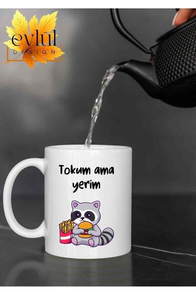 Eylül Design I'm Tokum But I Eat Funny Special Design Printed Mug Cup Gift Te...