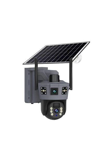 Juls & sim Camera de Supraveghere Solara 4G, Zoom Optic X10, Full HD 1080p, V...