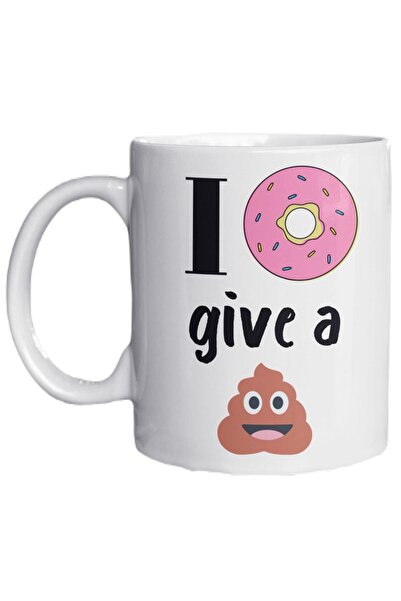 Eylül Design I Don't Give A Shit Written Fun English Themed Special Design Pr...