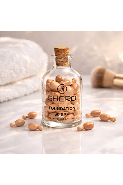 Shero Cosmetic SPF 30 Medium Fondöten – Hyaluronik Asit & Vitamin E