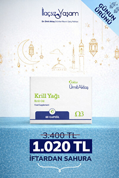 Dr. Ümit Aktaş Krill Yağı - 500mg - Kolin Ve Astaksantin Içeren Hava Sızdırma...