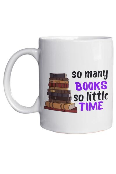 Eylül Design So Many Books So Little Time Written Book Themed Fun Special Des...