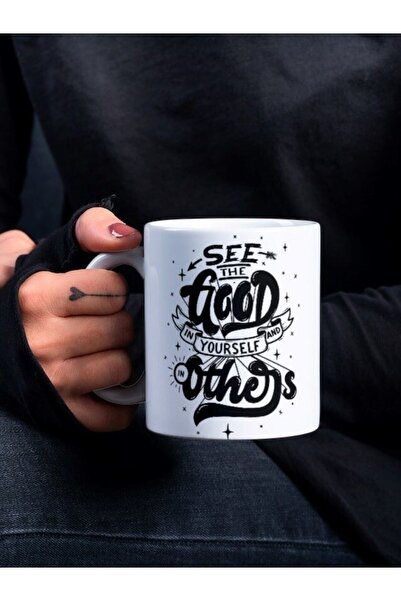 Eylül Design Motivational Themed Special Design Printed Mug Cup Gift Tea-Coff...