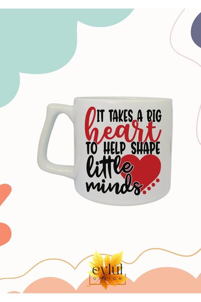 Eylül Design Teacher Themed Special Design Printed Luxury Ceramic Mug Cup Tea...